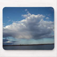 Peaceful Statocumulus (falling rain) Mouse Pads