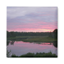 Peaceful Sunset Magnet by hopefulone Peaceful Sunset Magnet