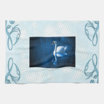 Peaceful Swan Towels