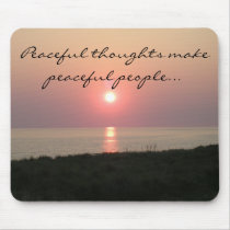 Peaceful Thoughts mousepads