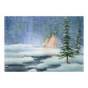 PEACEFUL TIPI  by SHARON SHARPE posters