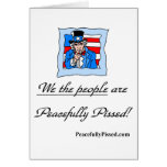 Peacefully Pissed. com Card