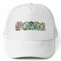 peacelovecompassion mesh hats