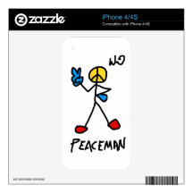 peaceman.jpg decal for the iPhone 4