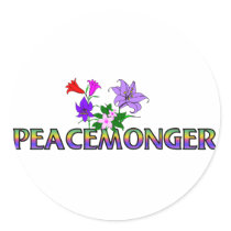Peacemonger stickers by orsobear Peacemonger stickers