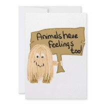 Peach animal feelings too personalized announcement