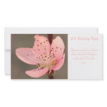 Peach Blossom -  Birthday Party Invitation Picture Card