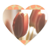 Peach Blush Tulips, cards stickers postcards