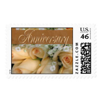 Peach bouquet Anniversary postage postage