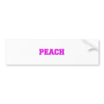 Peach Bumper Stickers