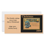 Peach Christmas Photo Card