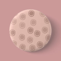 Peach Circle Dots buttons