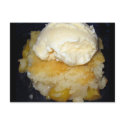Peach Cobbler Recipe Post Cards