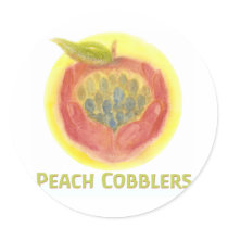 Peach Cobblers Stickers