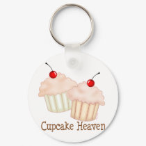 Peach Cupcakes keychains
