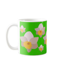 Peach Daffodil mugs by Robbirt Peach Daffodil mugs