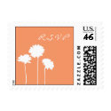 Peach Daisy RSVP Postage postage by designaline Peach Daisy RSVP Postage postage
