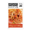 Peach Delight Wedding postage by SweetRascal Peach Delight Wedding postage