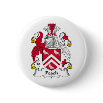 Peach Family Crest buttons
