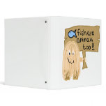 Peach Fish Vinyl Binder