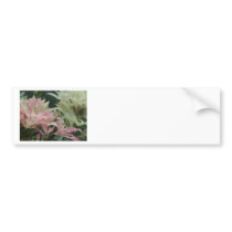 Peach Flower2 bumper stickers