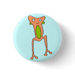 Peach Frog buttons