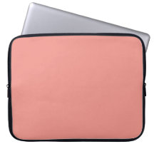 Peach laptop case. computer sleeve
