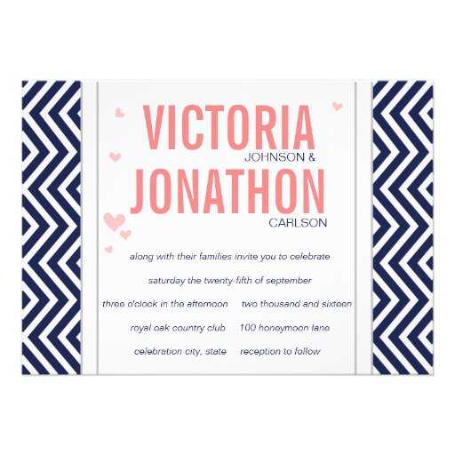 Typography Wedding Invitations