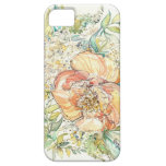 Peach Peony Watercolor iPhone Case iPhone 5 Cover