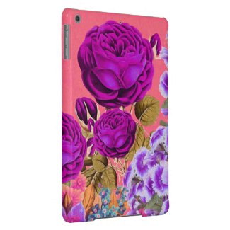 Peach Purple Abstract Rose Garden iPhone 5 Cases