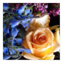Peach Purple Blue Fine Art Poster posters
