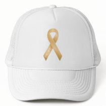 Peach Ribbon hats