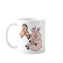 peach ribbon pig mugs by animals4acause peach ribbon pig mugs