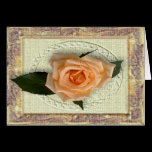 Peach Rose Card