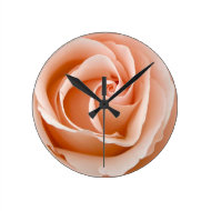 Peach Rose Clocks
