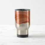Peach Rose Fractal Mugs