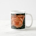 Peach rose mugs by Yarijik Peach rose mugs