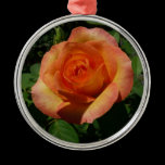 Peach Rose Ornament