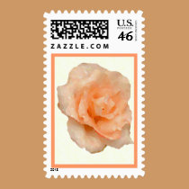 Peach Rose Postage postage by Perlyyyy Peach Rose Postage postage