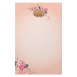 Peach Rose Stationary Stationery