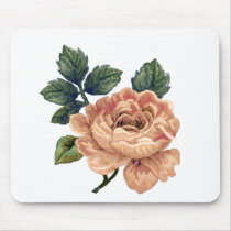 Peach Rose - Vintage Makeover. Mousepads