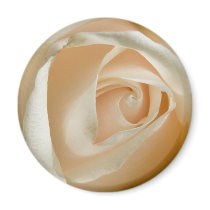 Peach Rose Wedding Magnet by TDSwhite Peach Rose Wedding Magnet