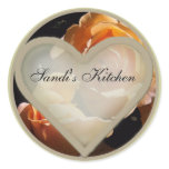 peach roses 1 sticker