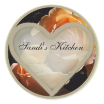 peach roses 1 stickers by Lisa_Dawn peach roses 1 stickers