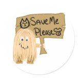 Peach Save Me stickers