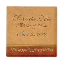 Peach save the date template - customize your own magnets by aslentz Peach save the date template - customize your own magnets