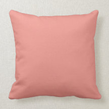 Peach Snaps throw pillow