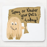Peach Spay or Neuter mousepads