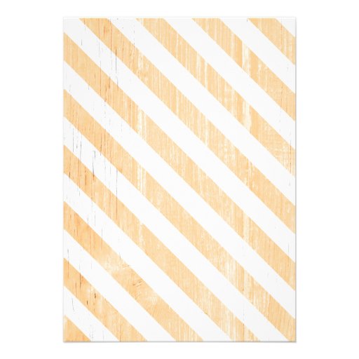 Peach Stripes Wedding Invitations