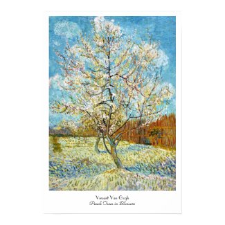 Peach Trees in Blossom Vincent Van Gogh Print